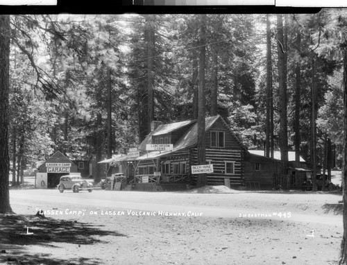 "Lassen Camp," On Lassen Volcanic Highway, Calif