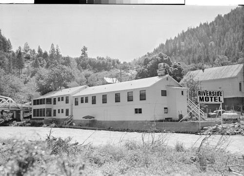 The Riverside Motel, Downieville, Calif