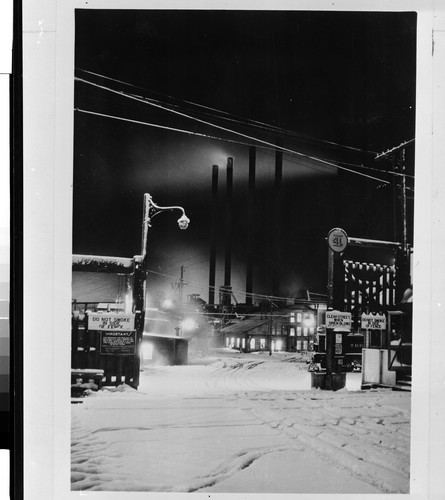 Red River Plant at Night, Westwood, Calif