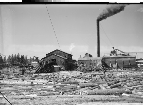 Feather Falls Lumber Mill near Oroville, Calif