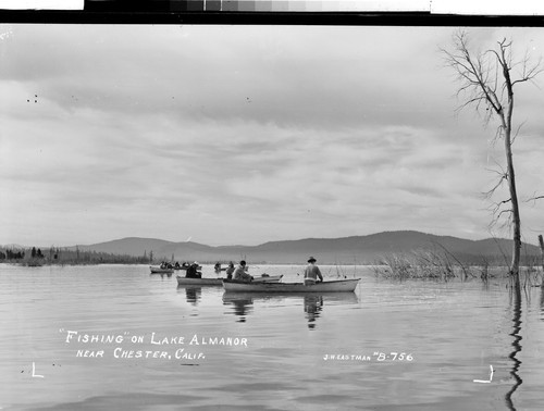 "Fishing" on Lake Almanor near Chester, Calif