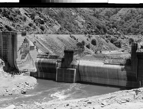 P.G. & E. Construction, Feather River Canyon, Calif