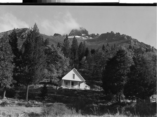 Sierra Buttes from Sierra City, Calif