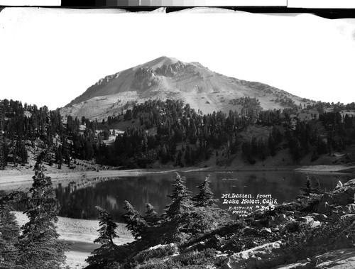 Mt. Lassen. From Lake Helen, Calif