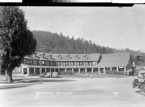 "Hotel Quincy." Quincy, Calif