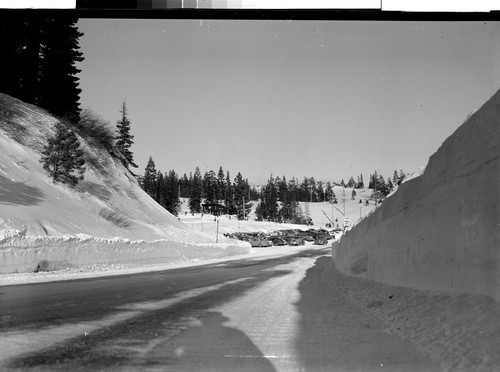 Highway 40 on Donner Summit, Calif