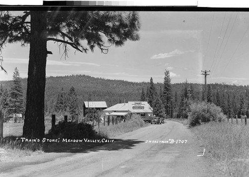 "Train's Store," Meadow Valley, Calif