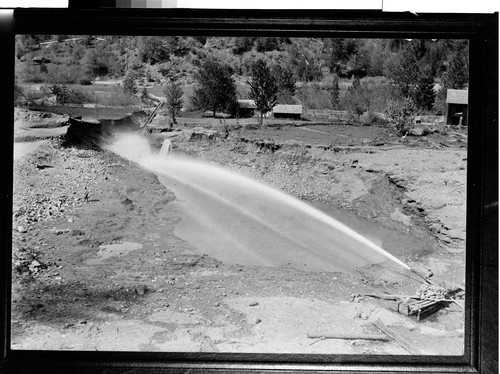 Early Day Hydraulic Mining at Happy Camp, Calif