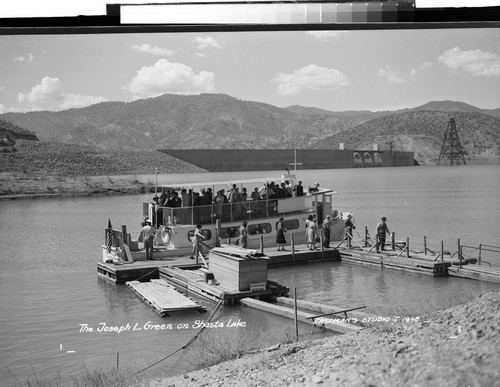 The Joseph L. Green on Shasta Lake