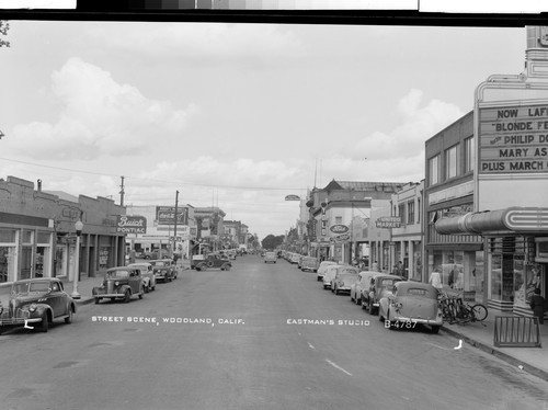 Street Scene, Woodland, Calif