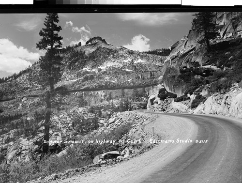 Donner Summit, on Highway 40, Calif