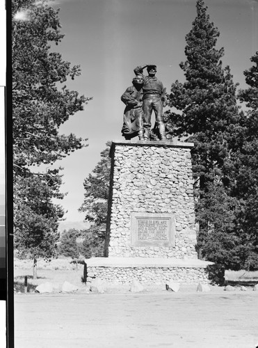 The Donner Monument, California