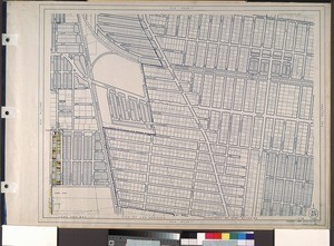 WPA Land use survey map for the City of Los Angeles, book 8 (Downtown Los Angeles and Hyde Park to Watts District), sheet 25