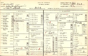WPA household census for 807R 66TH STREET, Los Angeles County