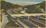 Cahuenga Freeway, gateway to Hollywood, California, 822