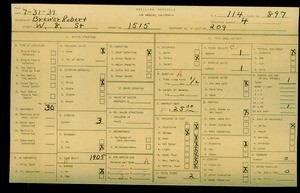 WPA household census for 1515 W 8TH STREET, Los Angeles