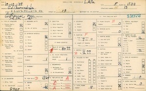 WPA household census for 13 26TH STREET, Los Angeles County
