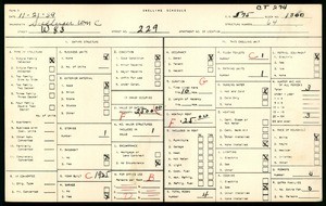 WPA household census for 229 West 83rd Street, Los Angeles County