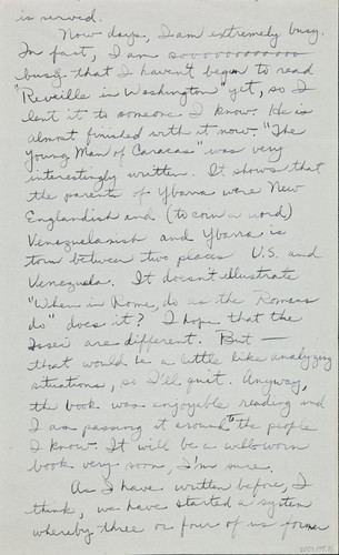 Letter from Paul H. [Kusuda] to [Afton] Nance, 1942, June 6