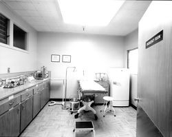 Emergency room at Santa Rosa General Hospital, Santa Rosa, California, 1962