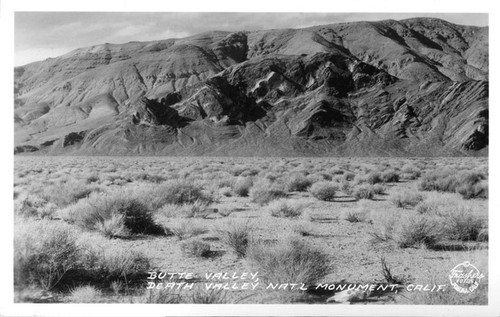 Butte Valley, Death Valley Nat'l Monument, Calif