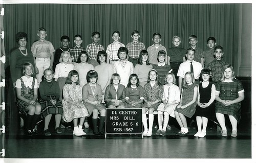 El Centro School Class Photos - 1967 - Grade 5-6 Combo w/ Mrs Dill