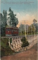 2750--Peninsula Railway Co's. Trestle between Saratoga and Los Gatos, Santa Clara Valley, California