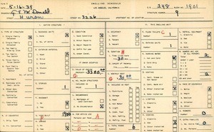 WPA household census for 3226 HURON, Los Angeles