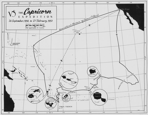 Track map of the Capricorn Expedition