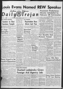 Daily Trojan, Vol. 46, No. 67, January 05, 1955