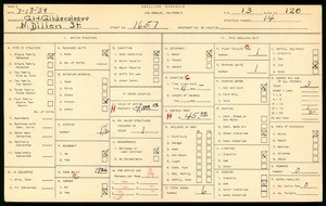WPA household census for 1657 NORTH DILLON STREET, Los Angeles