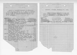 Expense account record of W. P. Hunt interview