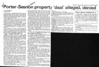 Porter-Sesnon property 'deal' alleged, denied