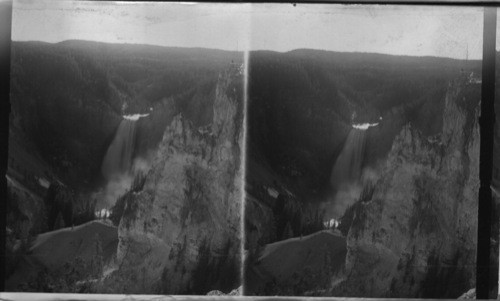 Point Lookout and Great Falls. Grand Canyon of the Yellowstone. Yellowstone National Park. Wyo