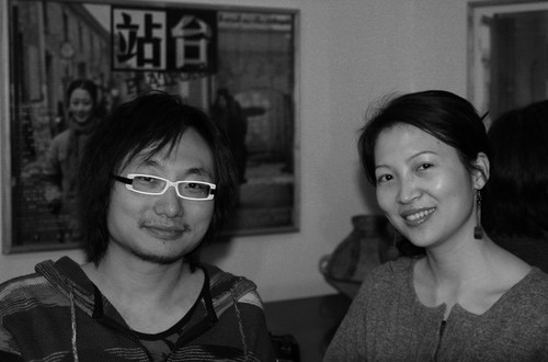Jian Yi and Chinese female photographer in Brookyn house