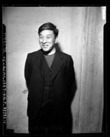 Reverend Yashire, 3/4 length portrait, Los Angeles, Calif., circa 1948