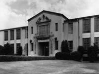 1950s - Front Entrance to the Adult Education/Burbank Evening School