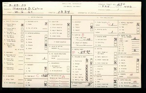 WPA household census for 1334 W G ST, Los Angeles County