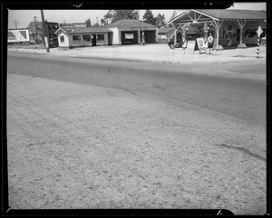 Intersection of West 94th Street and South Vermont Avenue, Los Angeles, CA, 1940