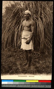 Powerful Betsileo man, Madagascar, ca.1920-1940
