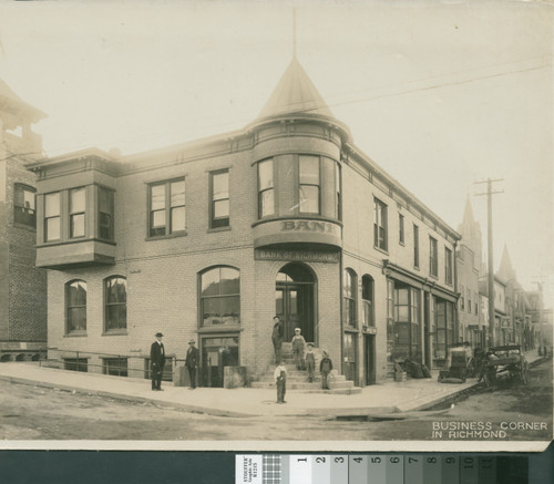 [Photograph of a business corner in Richmond]
