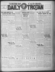 Southern California Daily Trojan, Vol. 21, No. 26, October 22, 1929