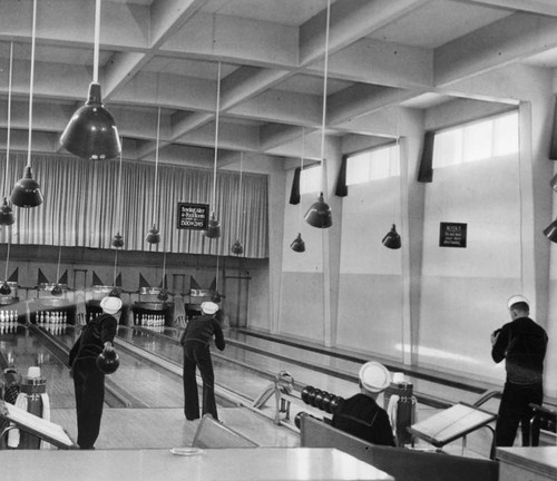 Roosevelt Base bowling alley
