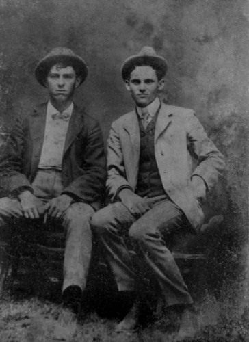 Two men (Butte Meadows - Jonesville area.)