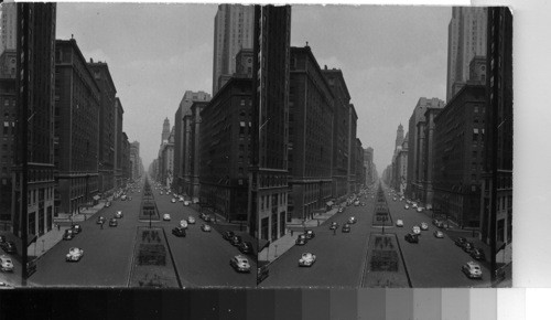 Park Ave. North from Grand Central Station