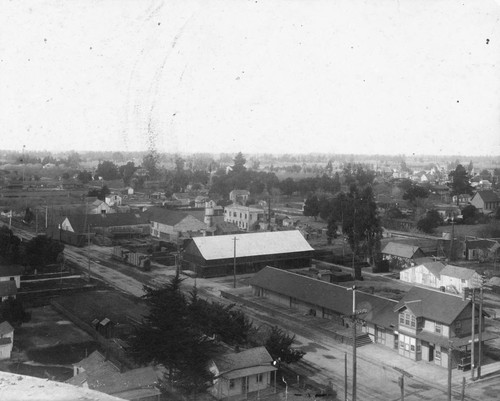Elevated View of Anaheim from the Water Tower [graphic]
