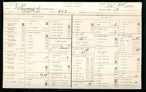 WPA household census for 843 E 85TH STREET, Los Angeles County