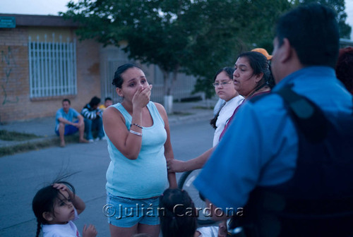 Family of victim, Juárez, 2008