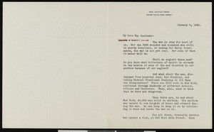 Julia Terry, letter, 1921-01-06, to Hamlin Garland