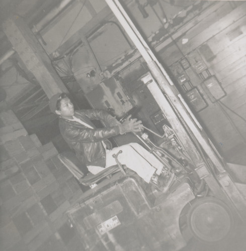 Mervyn De Guzman Operating a Forklift at Briggs Lemon Association, Santa Paula, CA